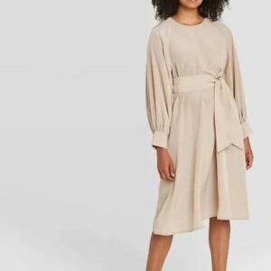 NEW size small Raglan Volume Long-Sleeve Dress from Prologue